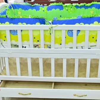 Wooden Baby cot
