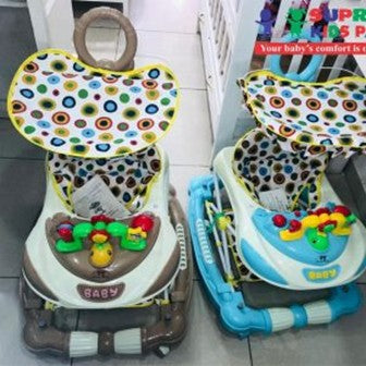 Baby walker with canopy